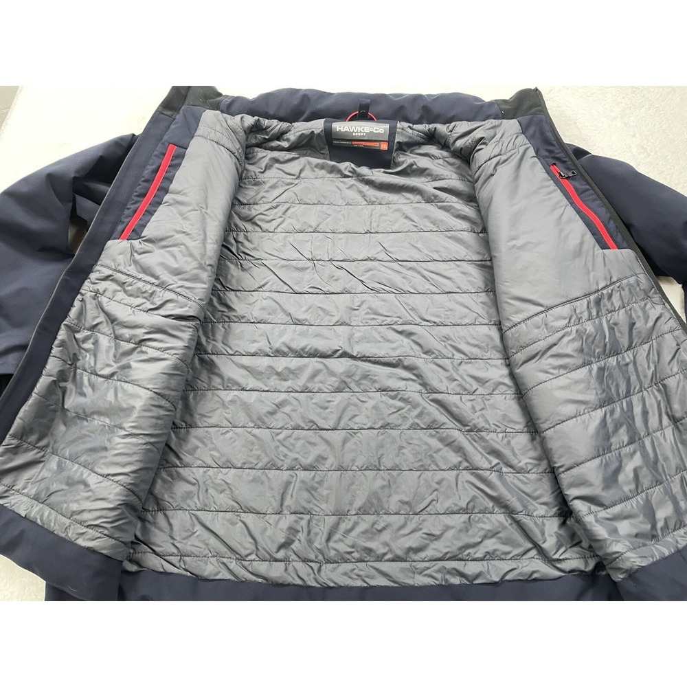 Hawke & Co Sport Mens XXL Blue Performance Softshell Jacket HK Heat Insulated - Picture 9 of 13